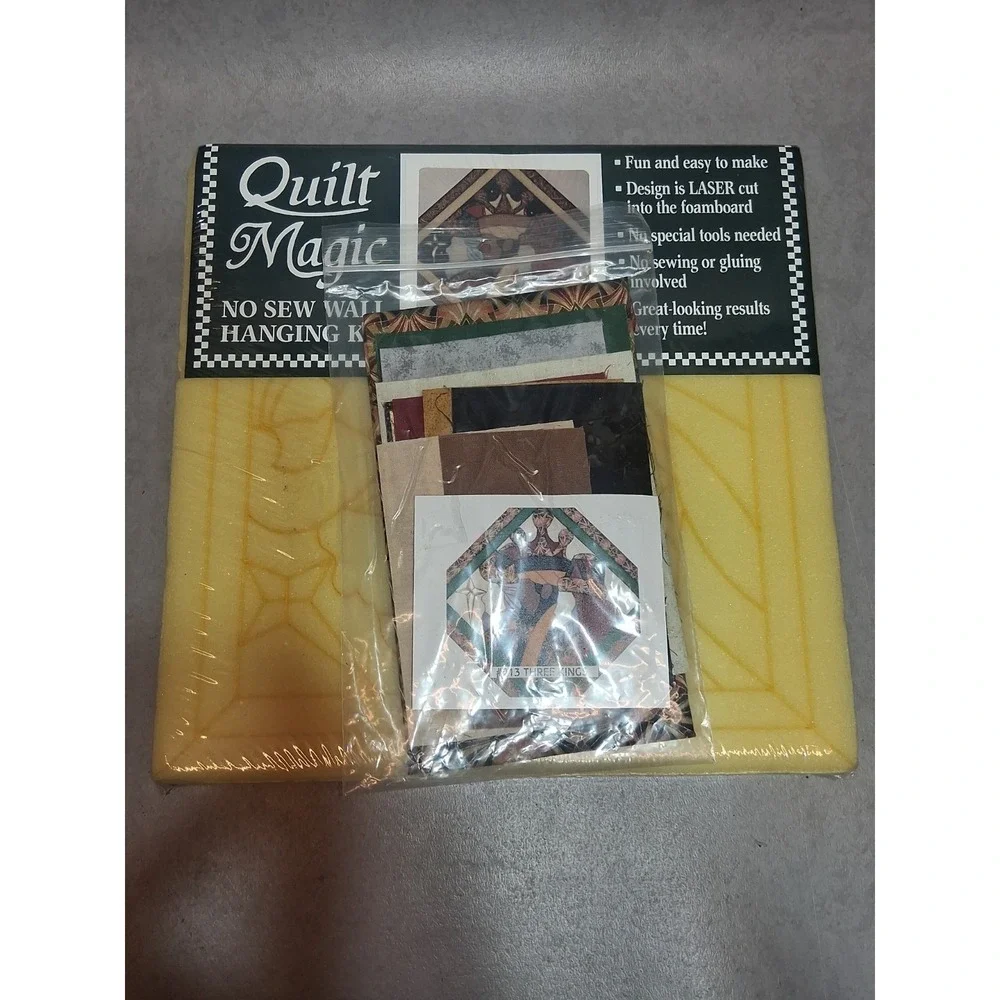 Quilt Magic No Sew Wall Hanging Kit #413 'three Kings' 12